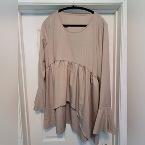 Shein high low peplum top size XL